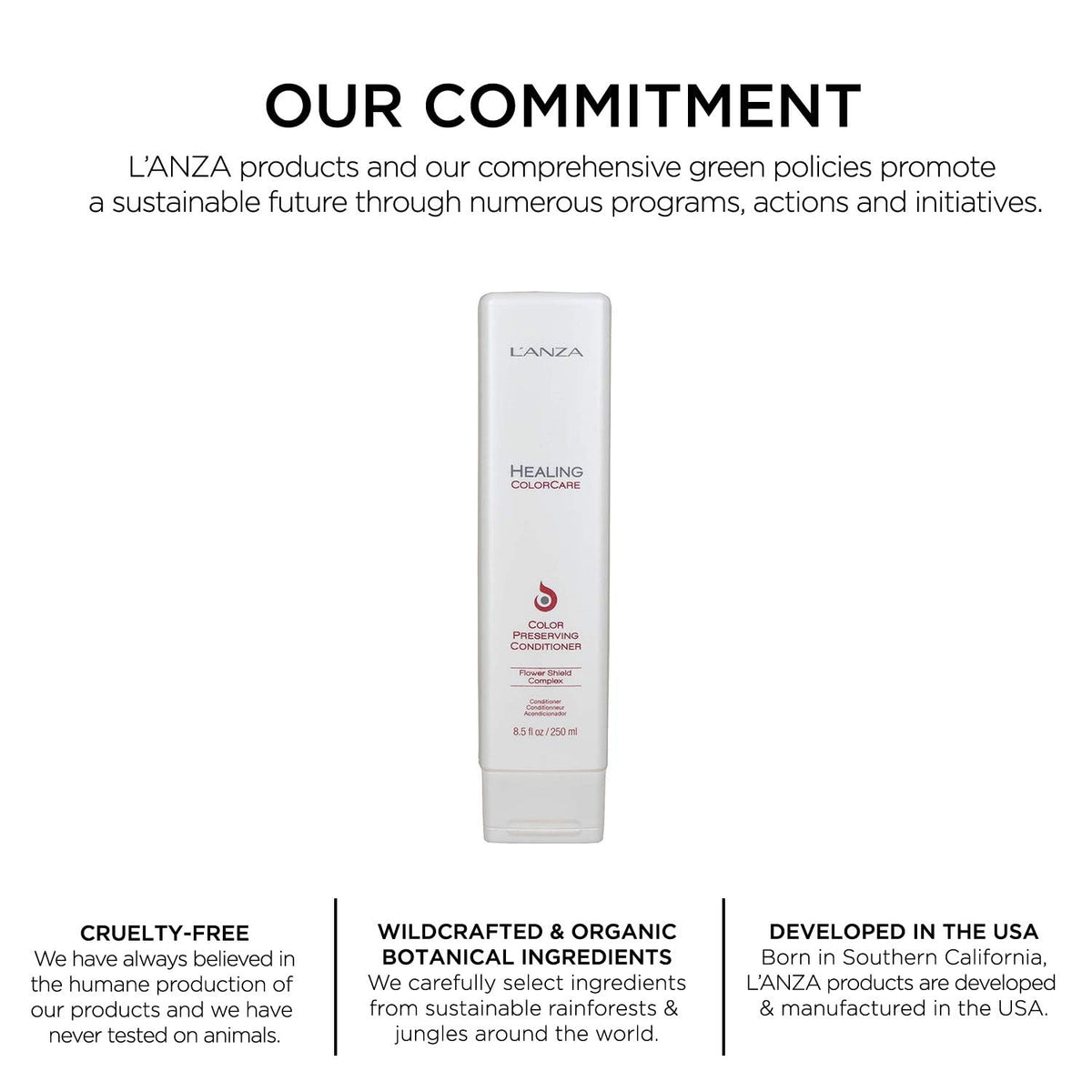 LANZA - Healing ColorCare Color Preserving Conditioner 1 L (33.8 fl oz) Conditioner LANZA