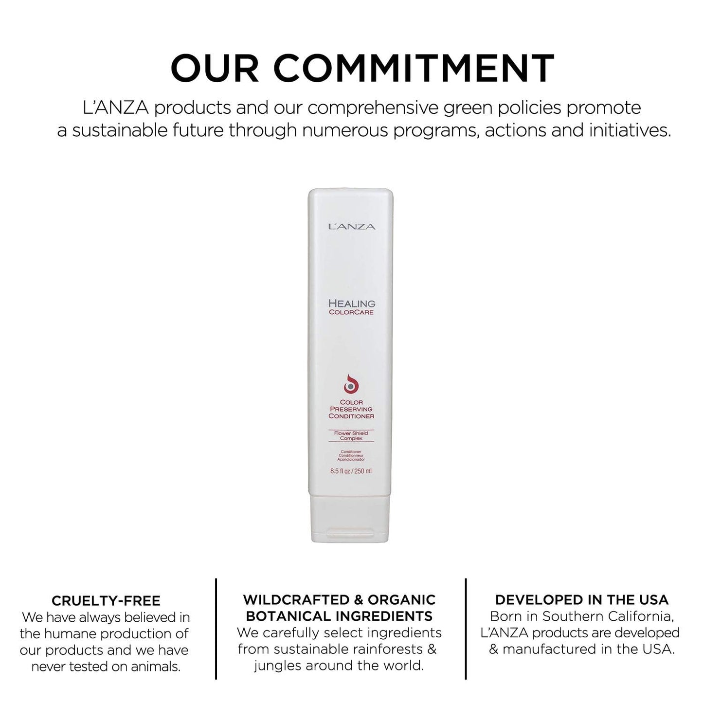 LANZA - Healing ColorCare Color Preserving Conditioner - 33.8oz / 1 Liter [Beauty] Beauty LANZA