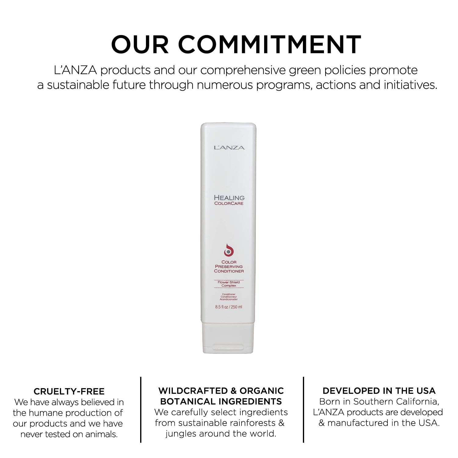 LANZA - Healing ColorCare Color Preserving Conditioner 1 L (33.8 fl oz) Conditioner LANZA