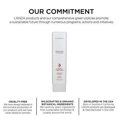 LANZA - Healing ColorCare Color Preserving Conditioner - 33.8oz / 1 Liter [Beauty] Beauty LANZA
