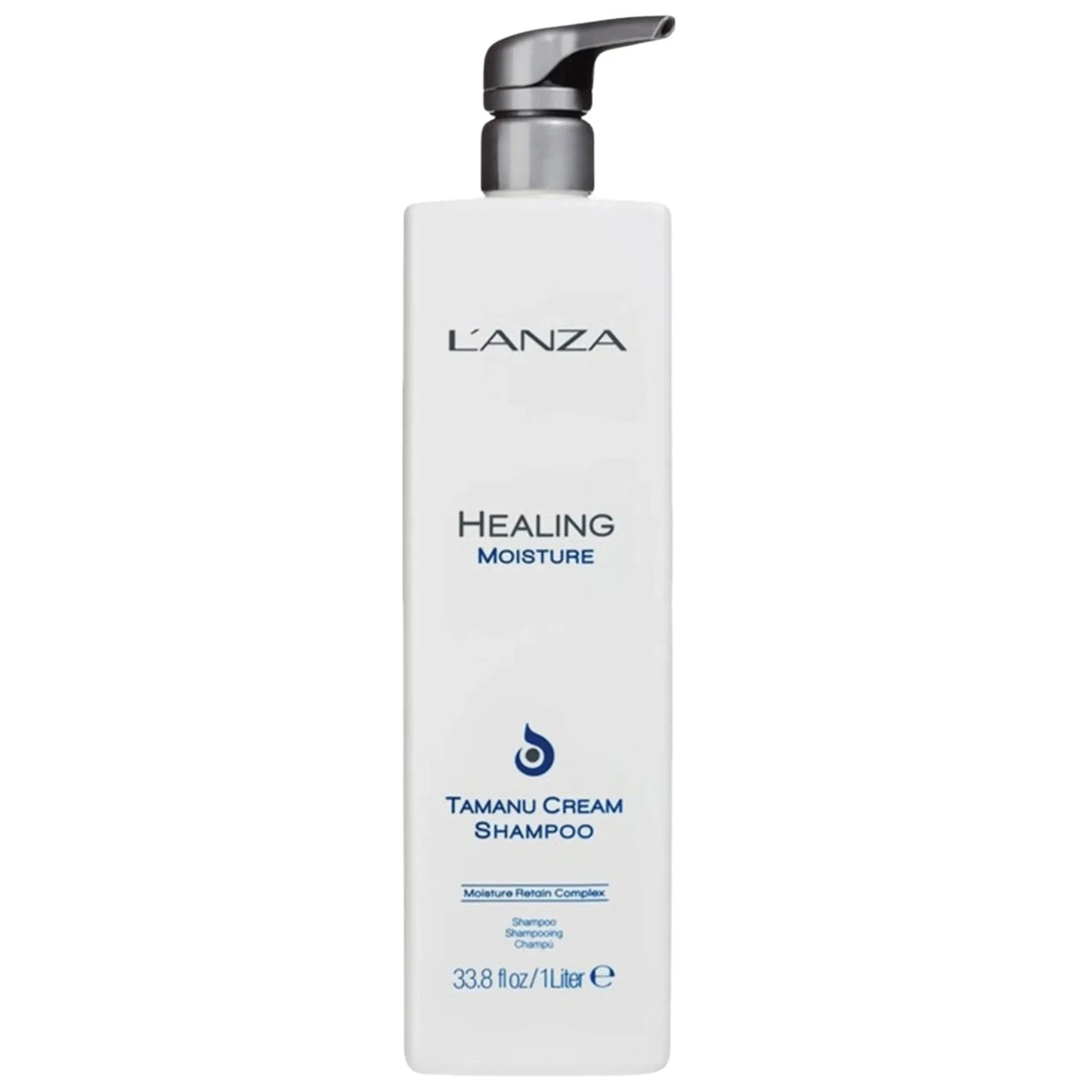 LANZA - Healing Moisture Tamanu Cream Shampoo - 33.8oz / 1 Liter [Beauty] Beauty LANZA