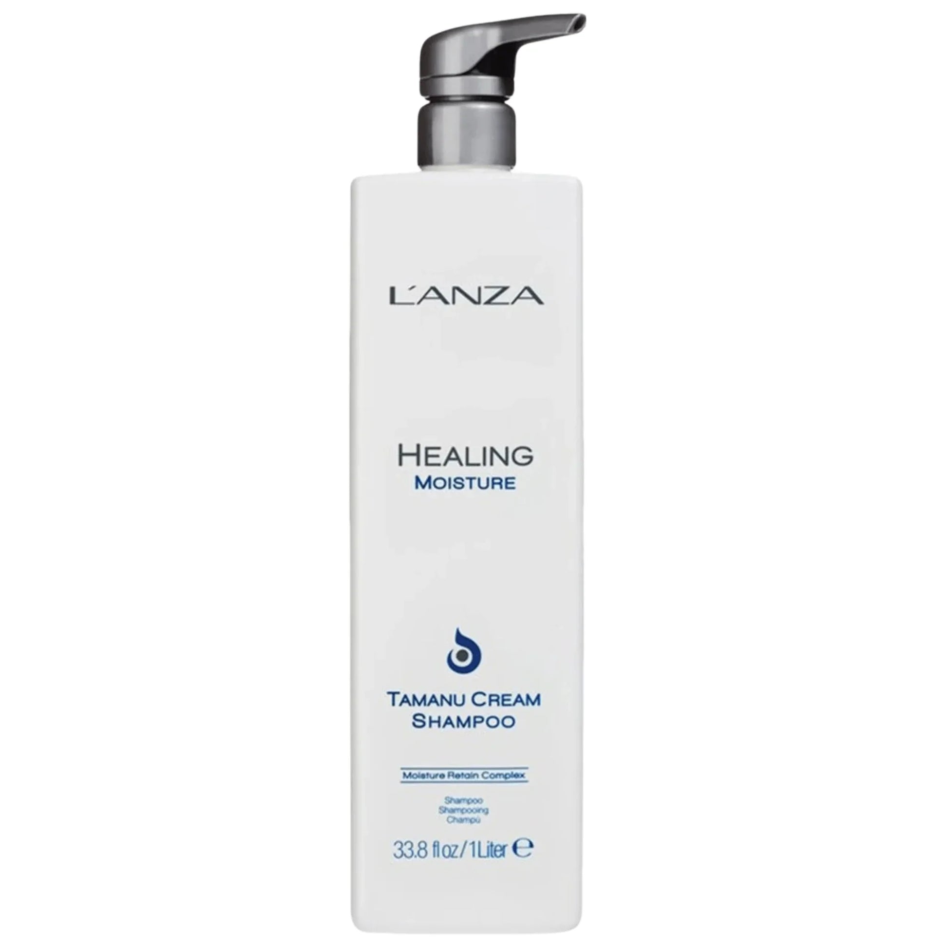 LANZA - Healing Moisture Tamanu Cream Shampoo - 33.8oz / 1 Liter [Beauty] Beauty LANZA