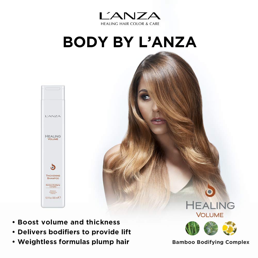 LANZA Healing Volume Thickening Shampoo 1 L (33.8 fl oz) Shampoo LANZA