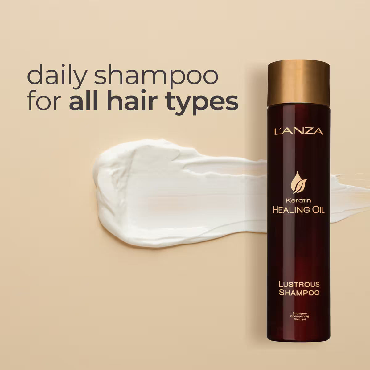 LANZA - Keratin Healing Oil Lustrous Shampoo - 33.8oz / 1 Liter [Beauty] Beauty LANZA