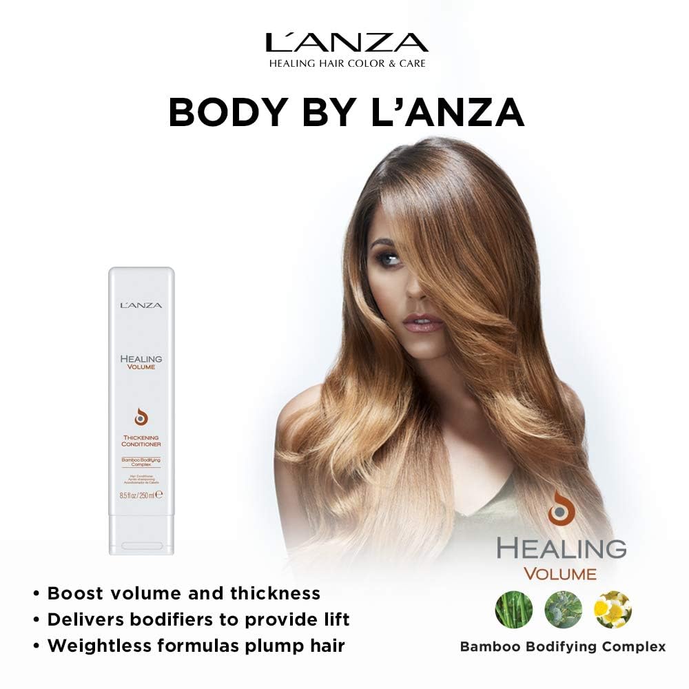 LANZA - Healing Volume Thickening Conditioner - 33.8oz / 1 Liter [Beauty] Beauty LANZA