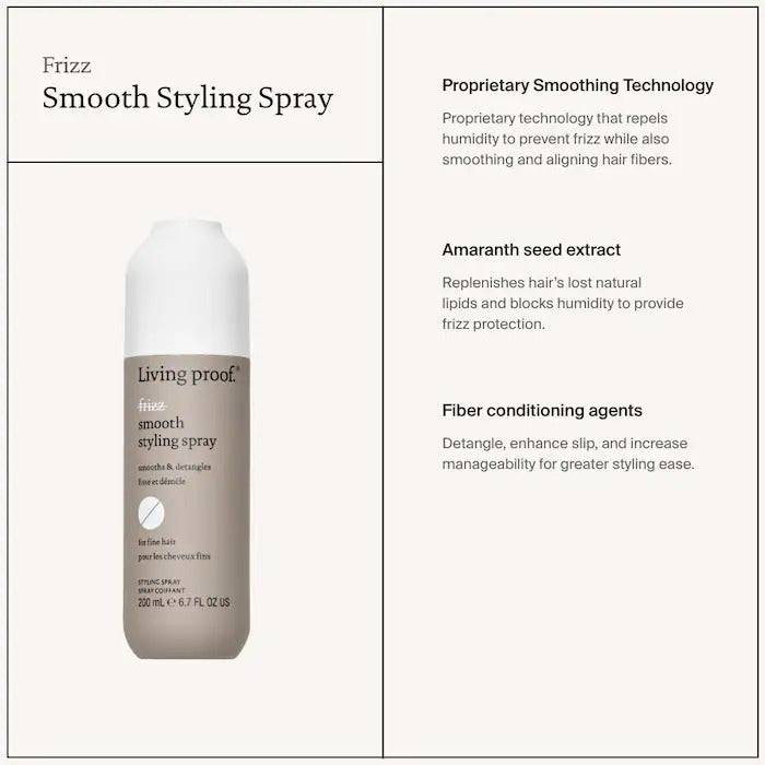 Living Proof: No Frizz Smooth Styling Spray - 200ml [Beauty] Hair Care Living Proof   