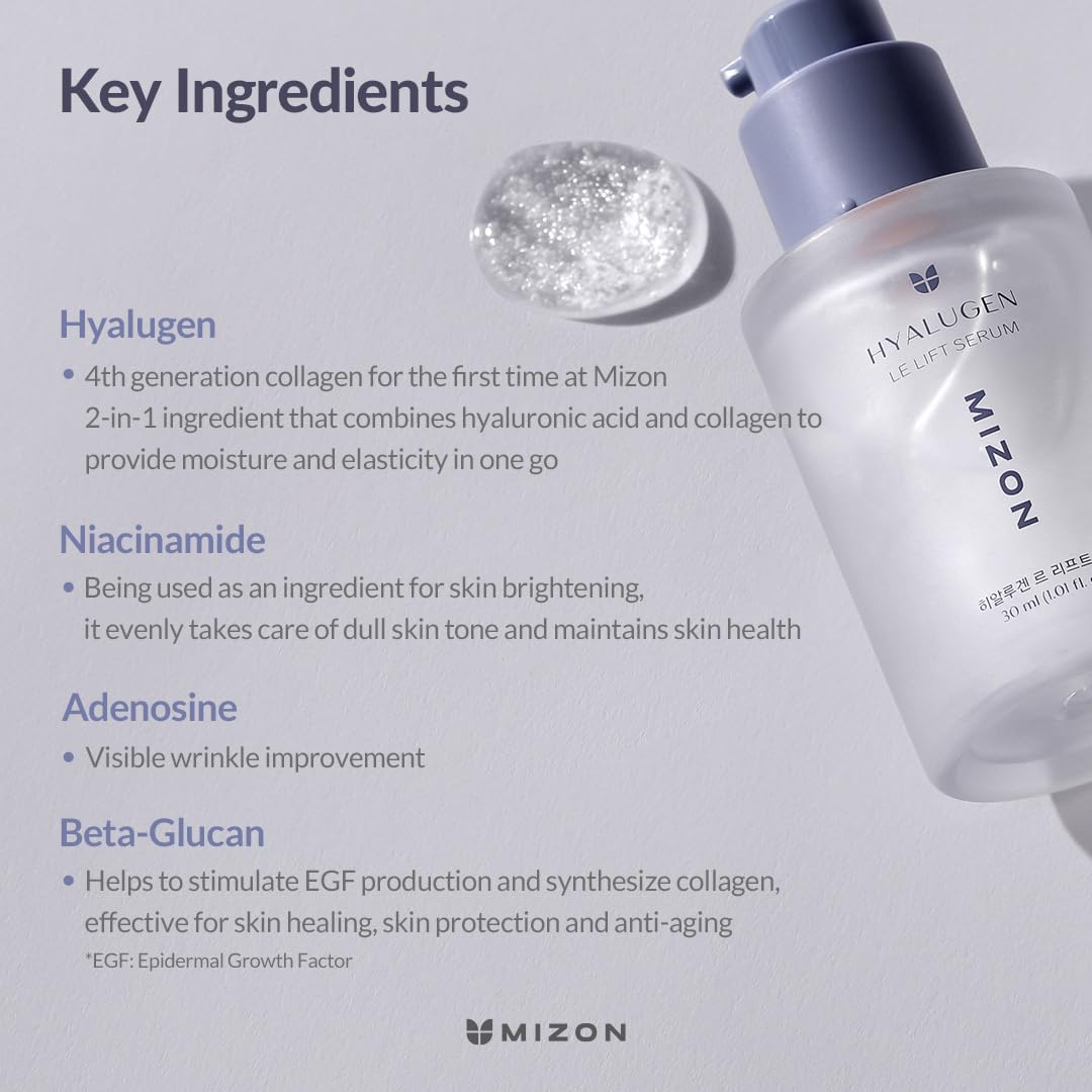 MIZON Hyalugen Le Lift Serum 30 mL (1.01 fl oz) Serum MIZON