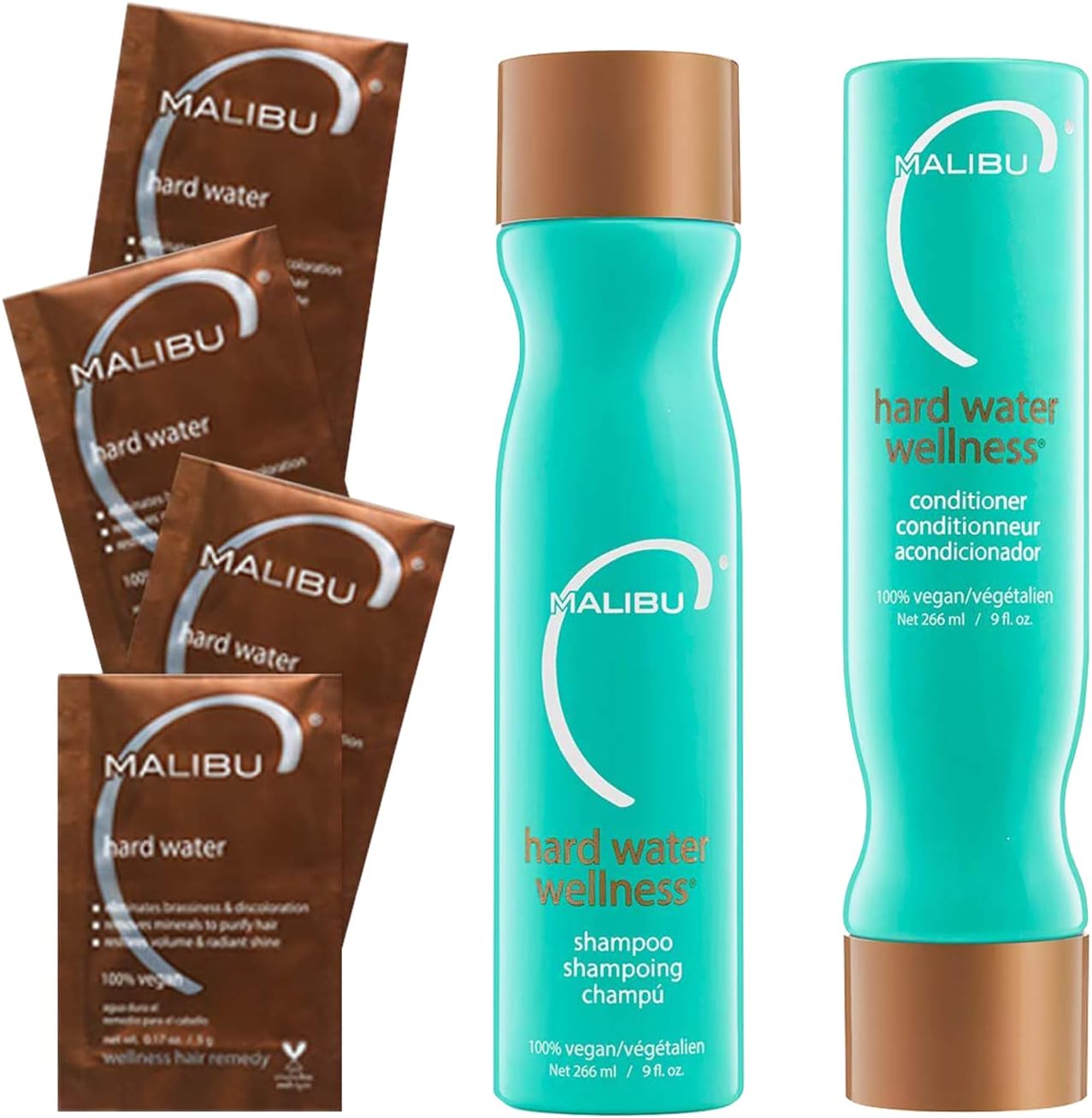 Malibu C Hard Water Wellness Collection (6-Piece Set) Hair Care Malibu C
