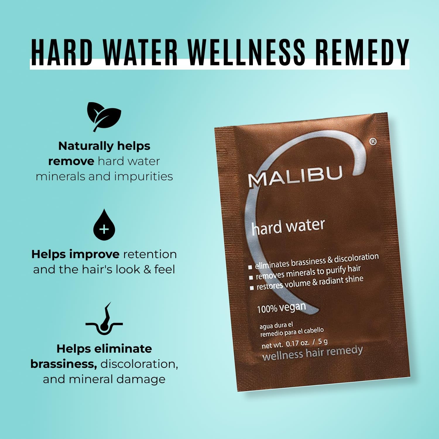Malibu C Hard Water Wellness Collection (6-Piece Set) Hair Care Malibu C