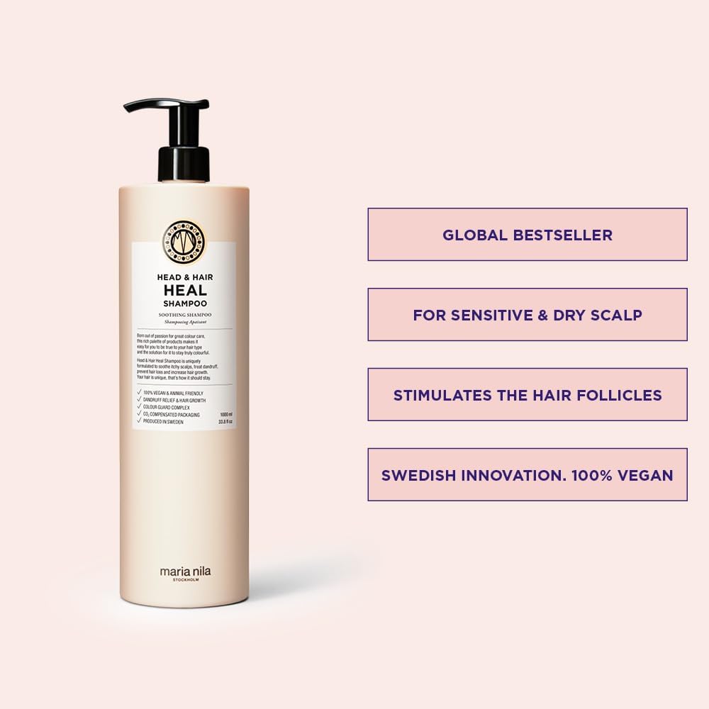 Maria Nila Head & Heal Shampoo 1 L (33.8 fl oz) Shampoo Maria Nila