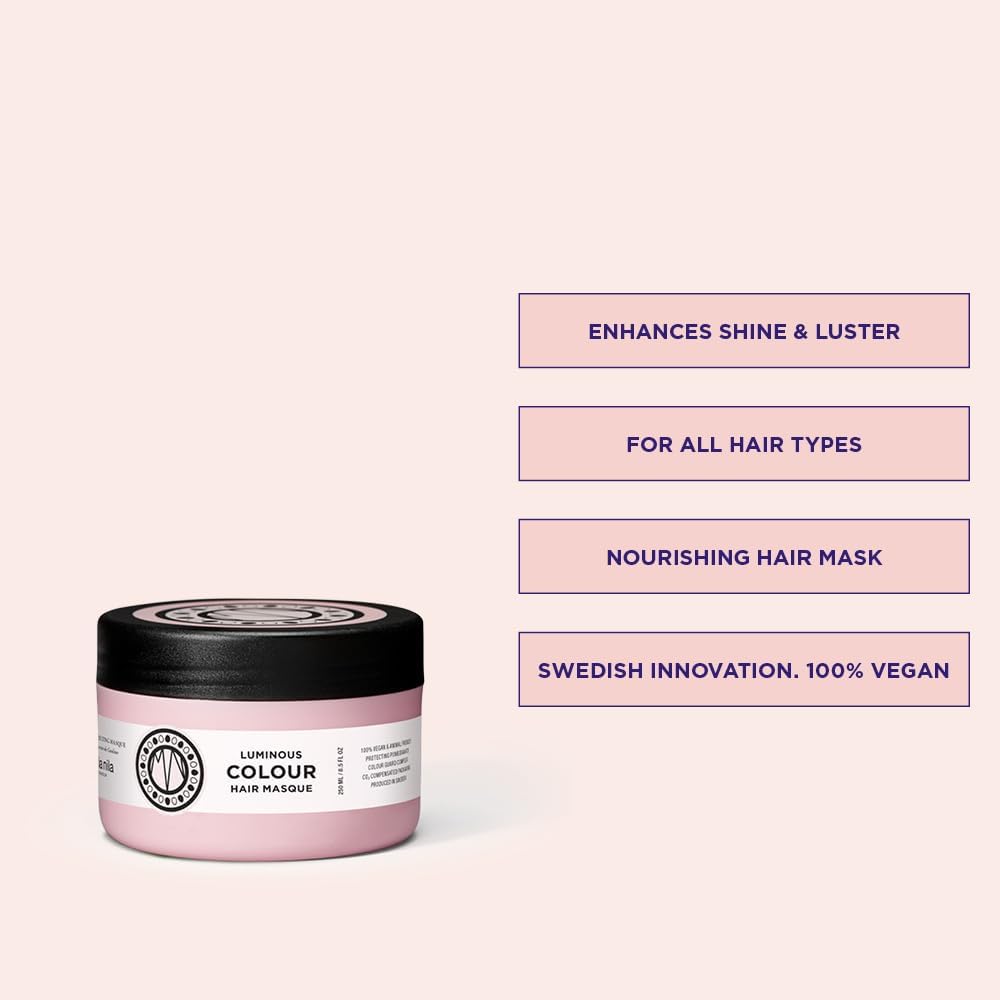 Maria Nila - Luminous Colour Hair Masque - 250ml / 8.5oz [Beauty] Beauty Maria Nila
