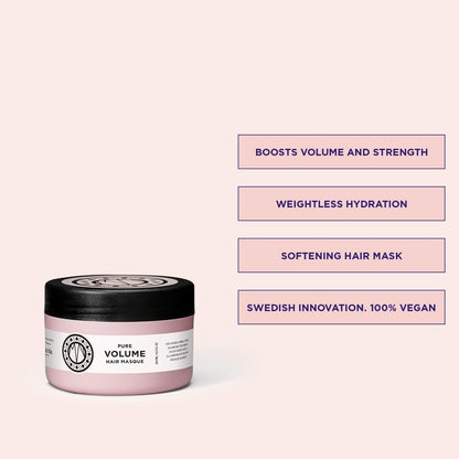 Maria Nila - Pure Volume Hair Masque - 250ml / 8.5oz [Beauty] Beauty Maria Nila