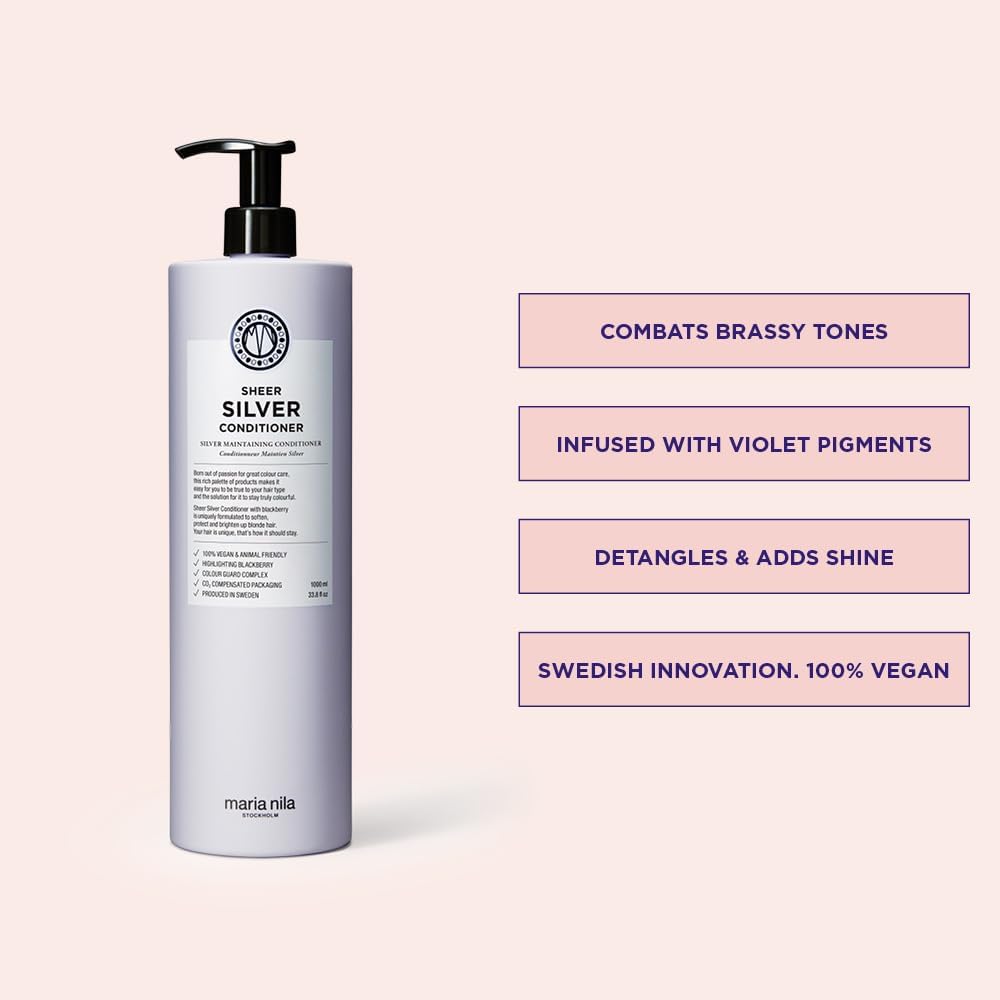 Maria Nila Sheer Silver Conditioner 1 L (33.8 fl oz) Conditioner Maria Nila