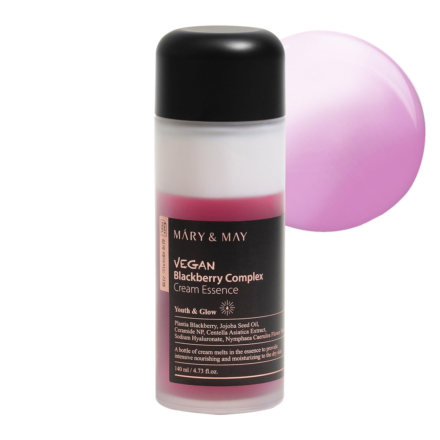 Mary&May Vegan Blackberry Complex Cream Essence 140 mL (4.73 fl oz)