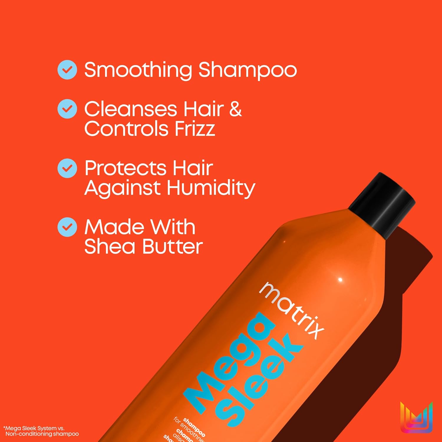 Matrix Mega Sleek Shampoo 1 L (33.8 fl oz) Shampoo Matrix