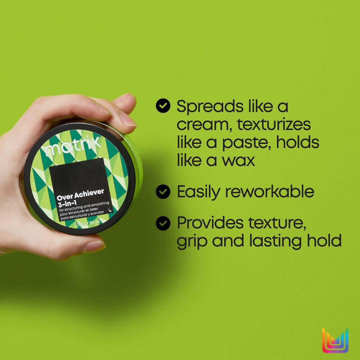 Matrix - Over Achiever 3 in 1 Cream Paste - 50ml / 1.7oz [Beauty] Beauty Matrix