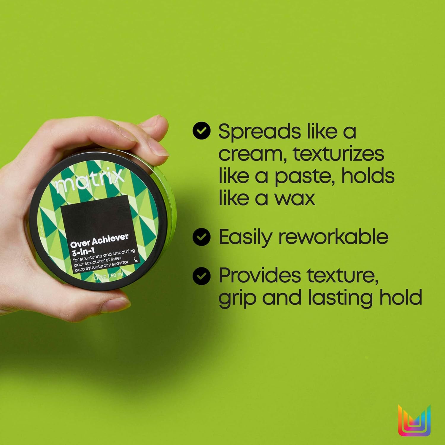 Matrix - Over Achiever 3 in 1 Cream Paste - 50ml / 1.7oz [Beauty] Beauty Matrix