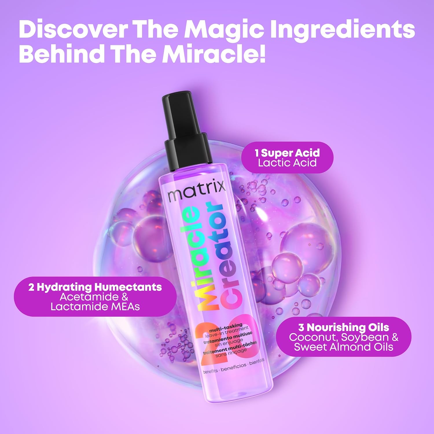 Matrix Miracle Creator Multi-Tasking Leave-In Treatment 200 mL (6.8 fl oz) Treatment Matrix