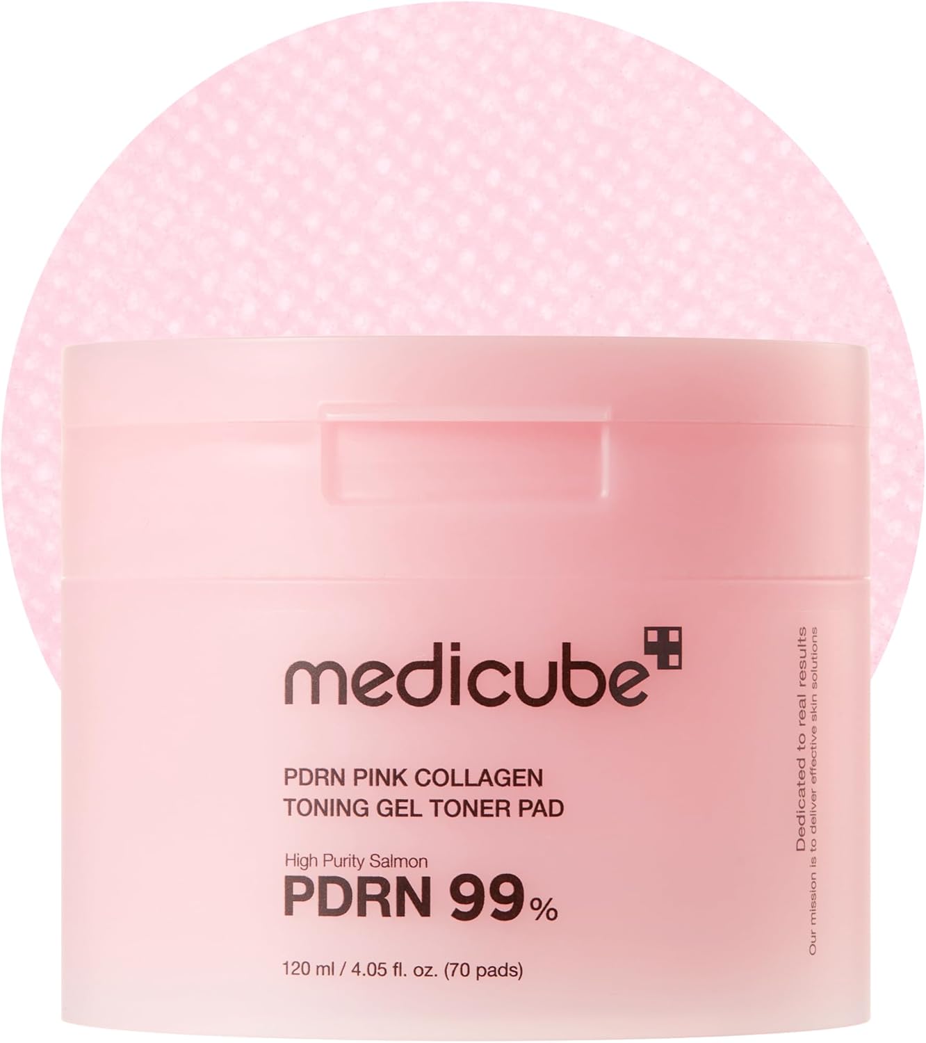Medicube PDRN Pink Collagen Toning Gel Toner Pad 120 mL (4.05 oz) / 70 pc