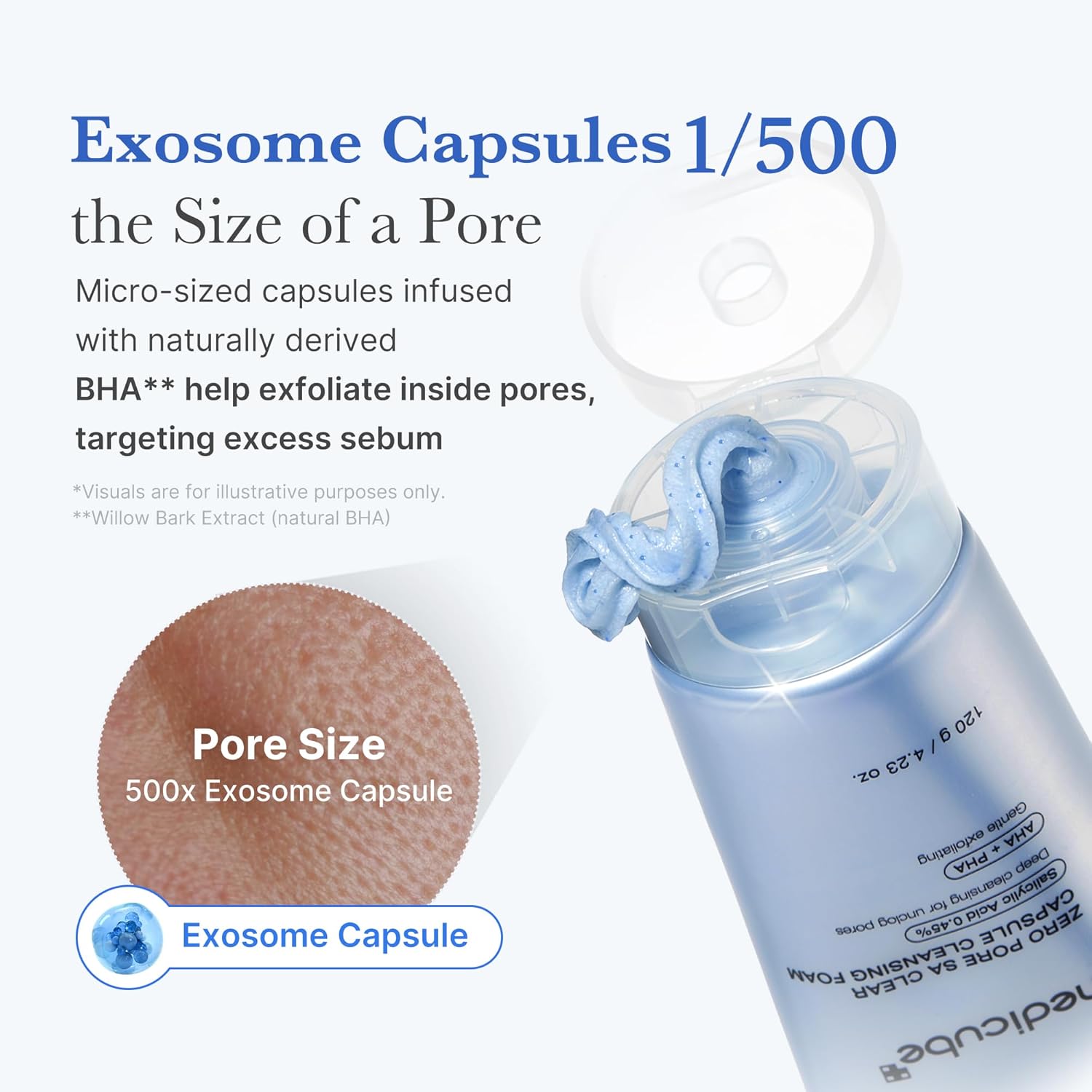 Medicube Zero Pore SA Clear Capsule Cleansing Foam 120 mL (4.23 fl oz) Cleanser medicube