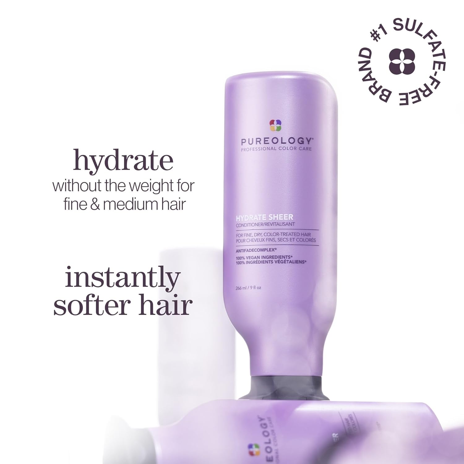 Pureology - Hydrate Sheer Shampoo and Conditioner DUO - 1L / 33.8oz [Beauty] Beauty Pureology