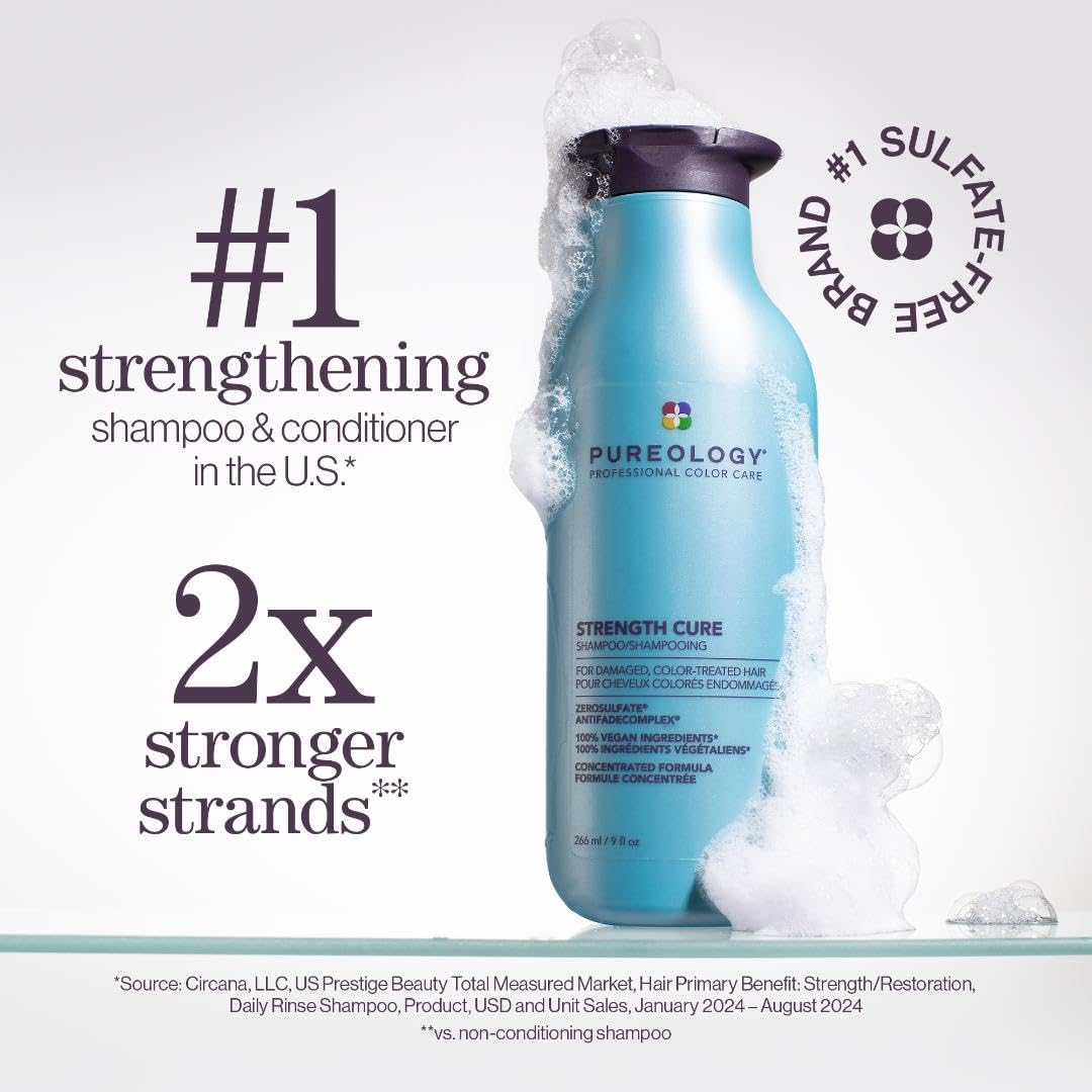 Pureology - Strength Cure Shampoo & Conditioner DUO - 1L / 33.8oz [Beauty] Beauty Pureology