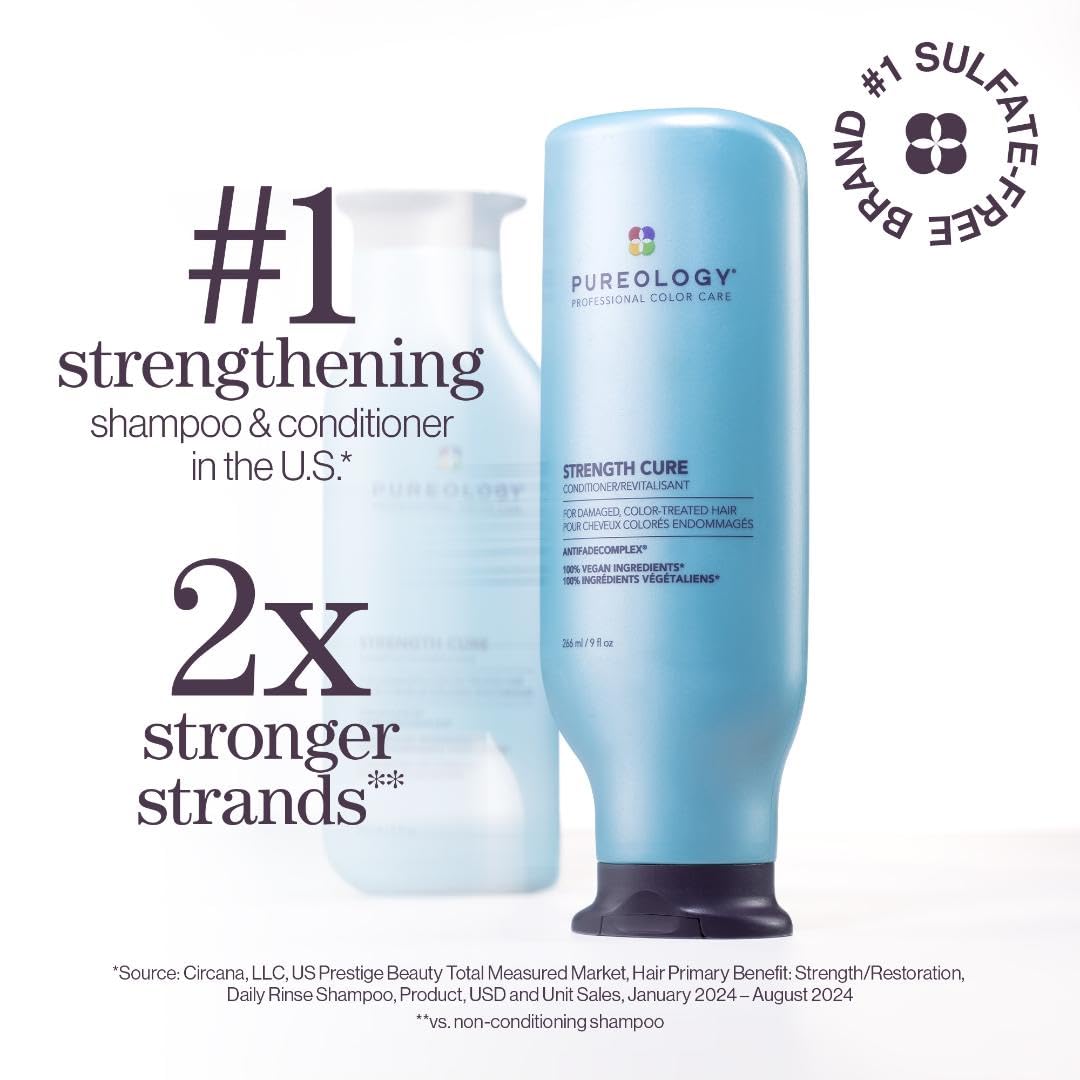 Pureology - Strength Cure Shampoo & Conditioner DUO - 1L / 33.8oz [Beauty] Beauty Pureology