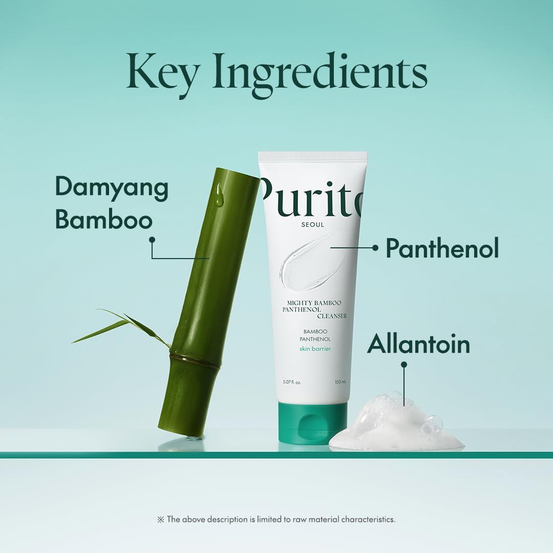 Purito Mighty Bamboo Panthenol Cleanser 150 mL (5.07 fl oz) Skincare Purito