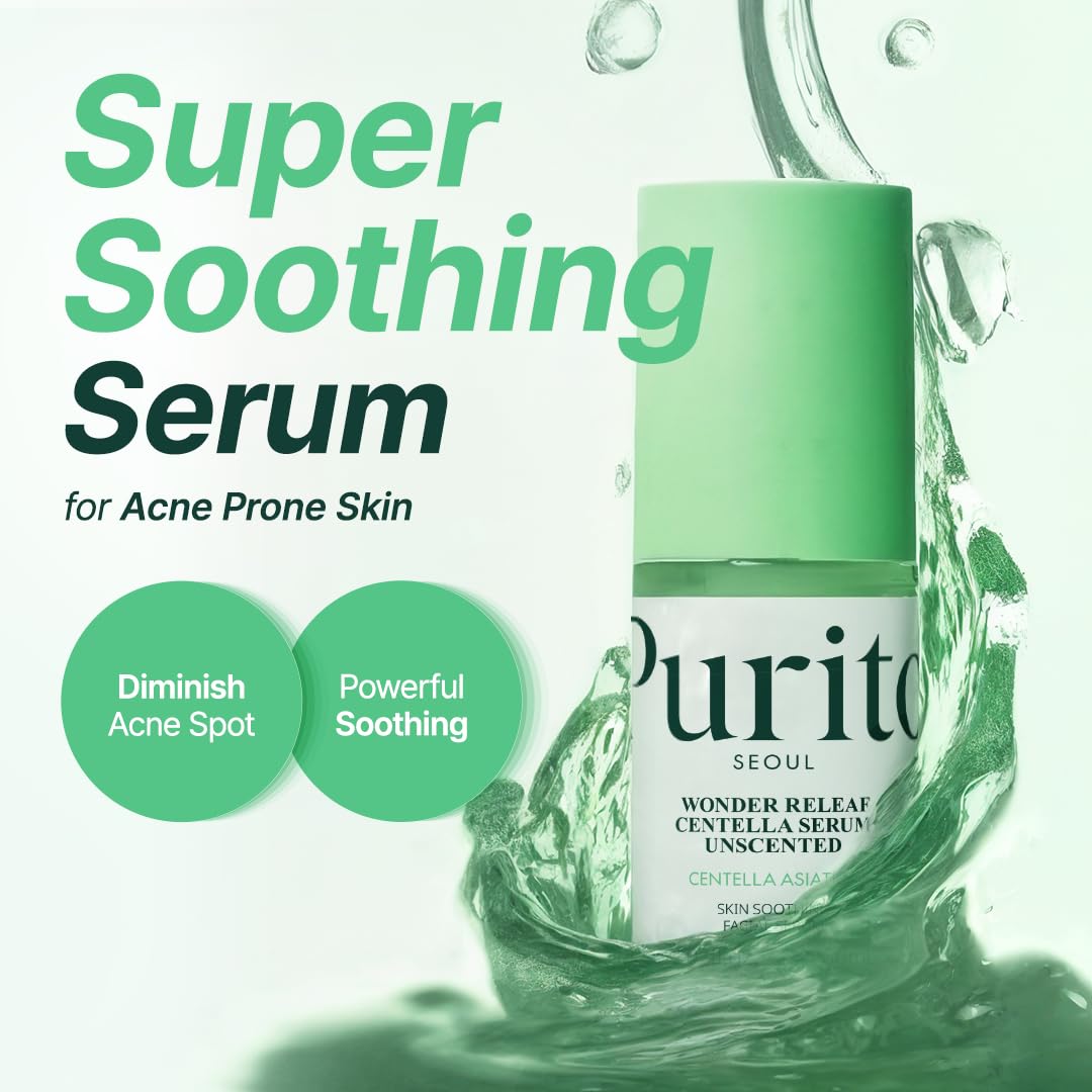 Purito Wonder Releaf Centella Serum Unscented 60 mL (2.02 fl oz) Skincare Purito