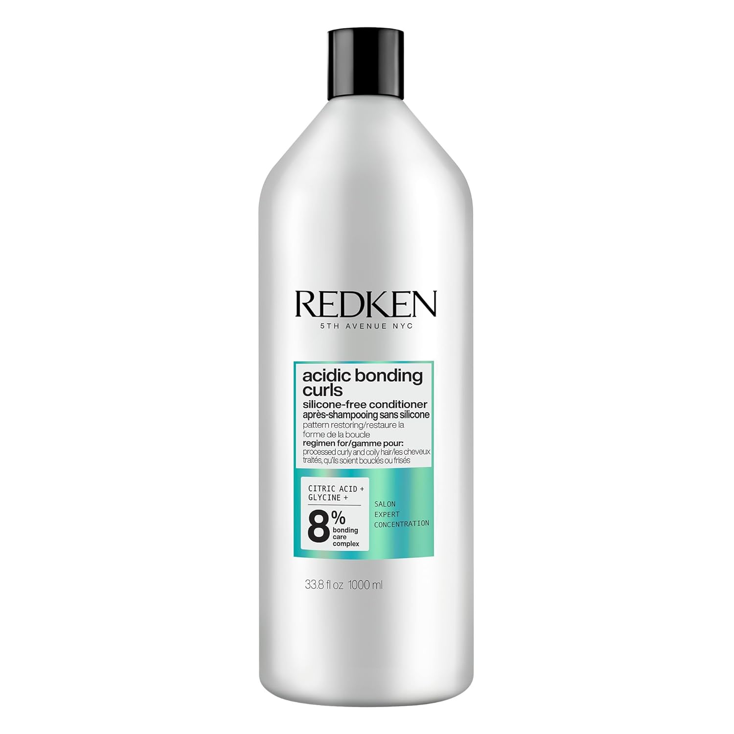 Redken - Acidic Bonding Curls Silicone Free Conditioner - 33.8oz / 1 L [Beauty] Beauty Redken