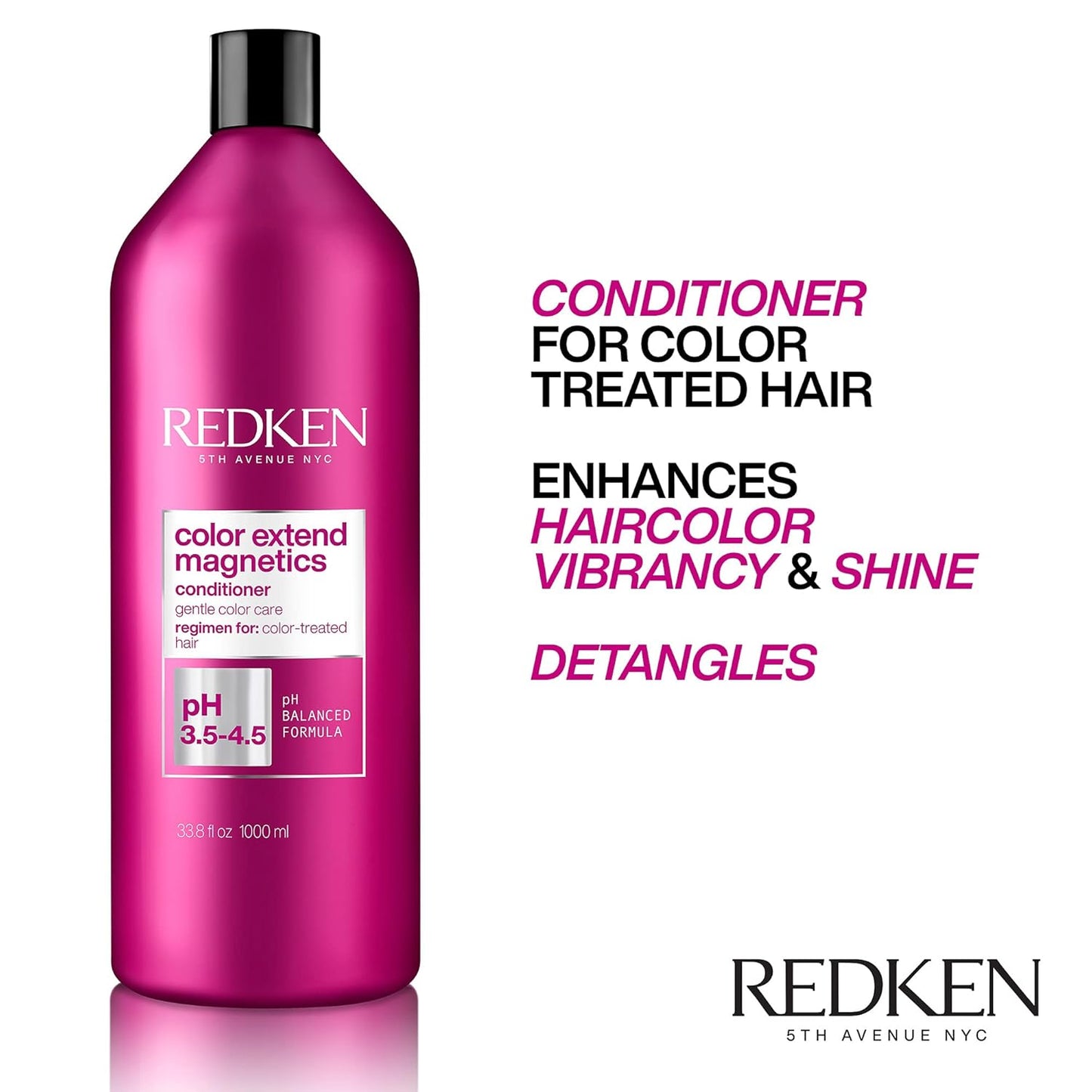 Redken - Color Extend Magnetics Conditioner - 33.8oz / 1 L [Beauty]