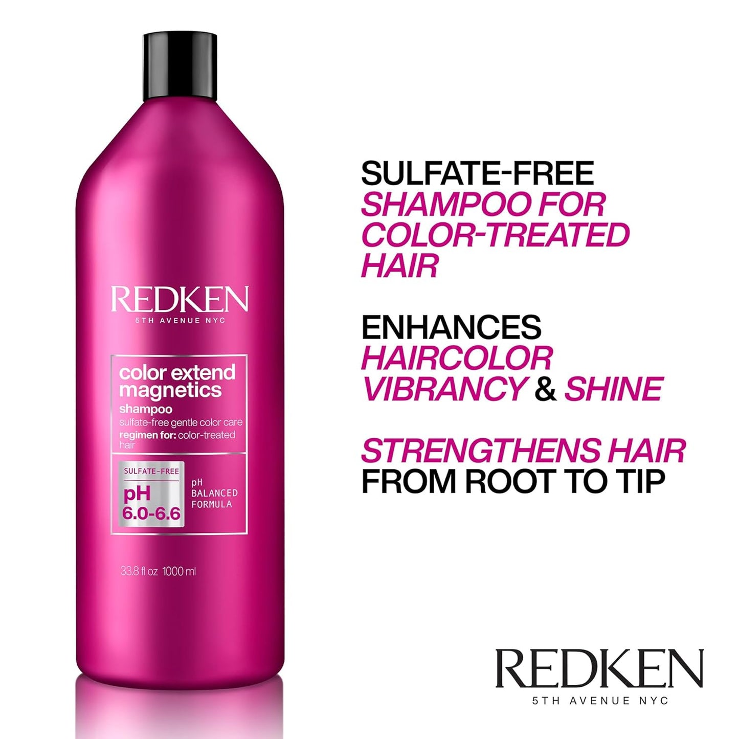 Redken - Color Extend Magnetics Shampoo - 33.8oz / 1 L