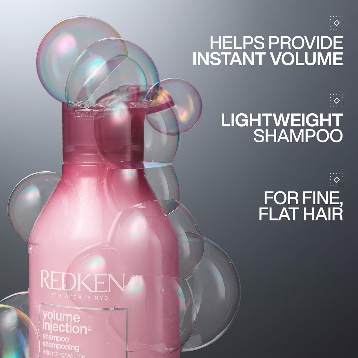 Redken - Volume Injection Shampoo - 33.8oz / 1 L [Beauty] Beauty Redken