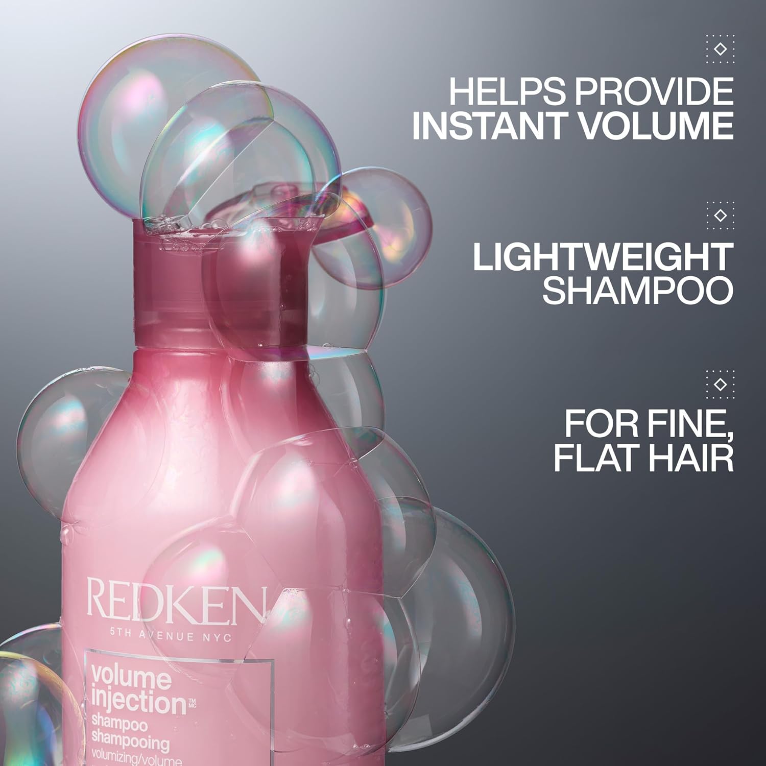 Redken - Volume Injection Shampoo - 33.8oz / 1 L [Beauty] Beauty Redken