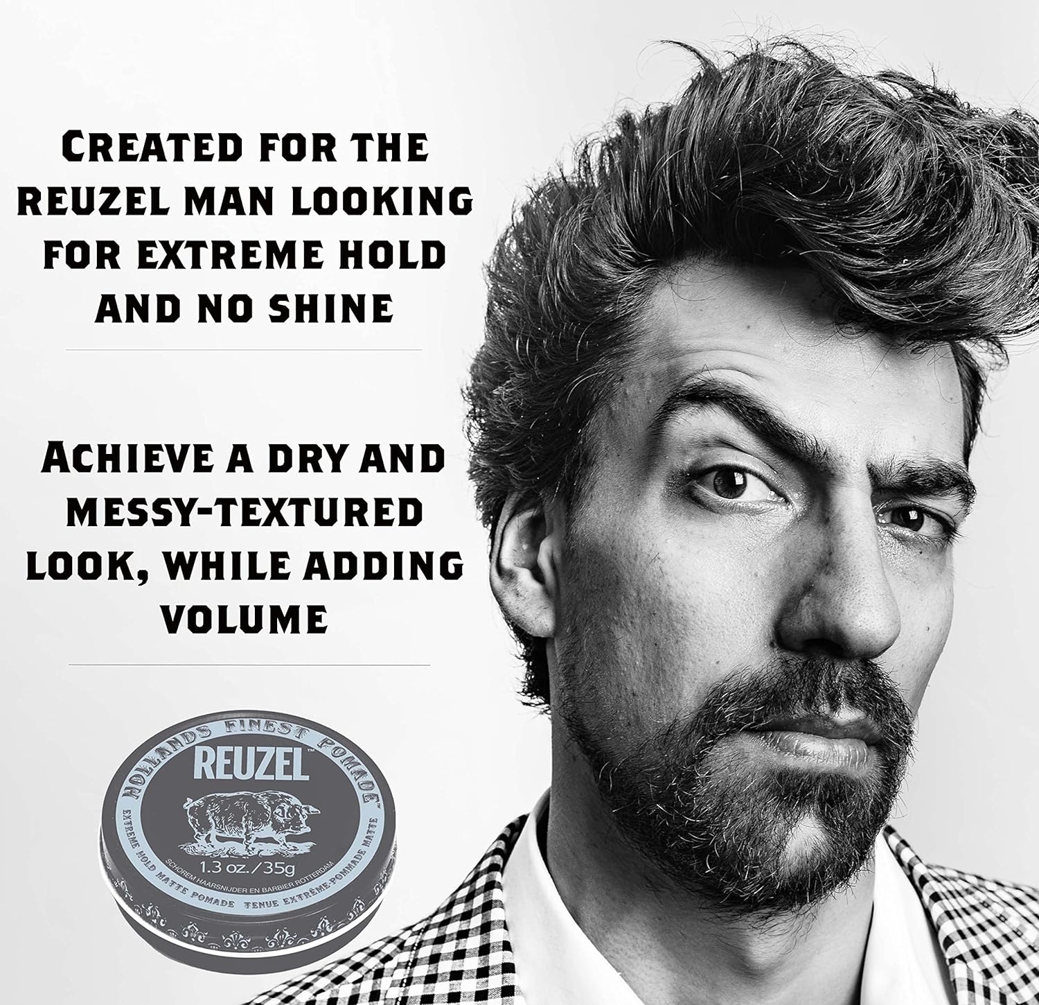 Reuzel: Extreme Hold Matte Pomade 37 g (1.3 oz) Styling Reuzel