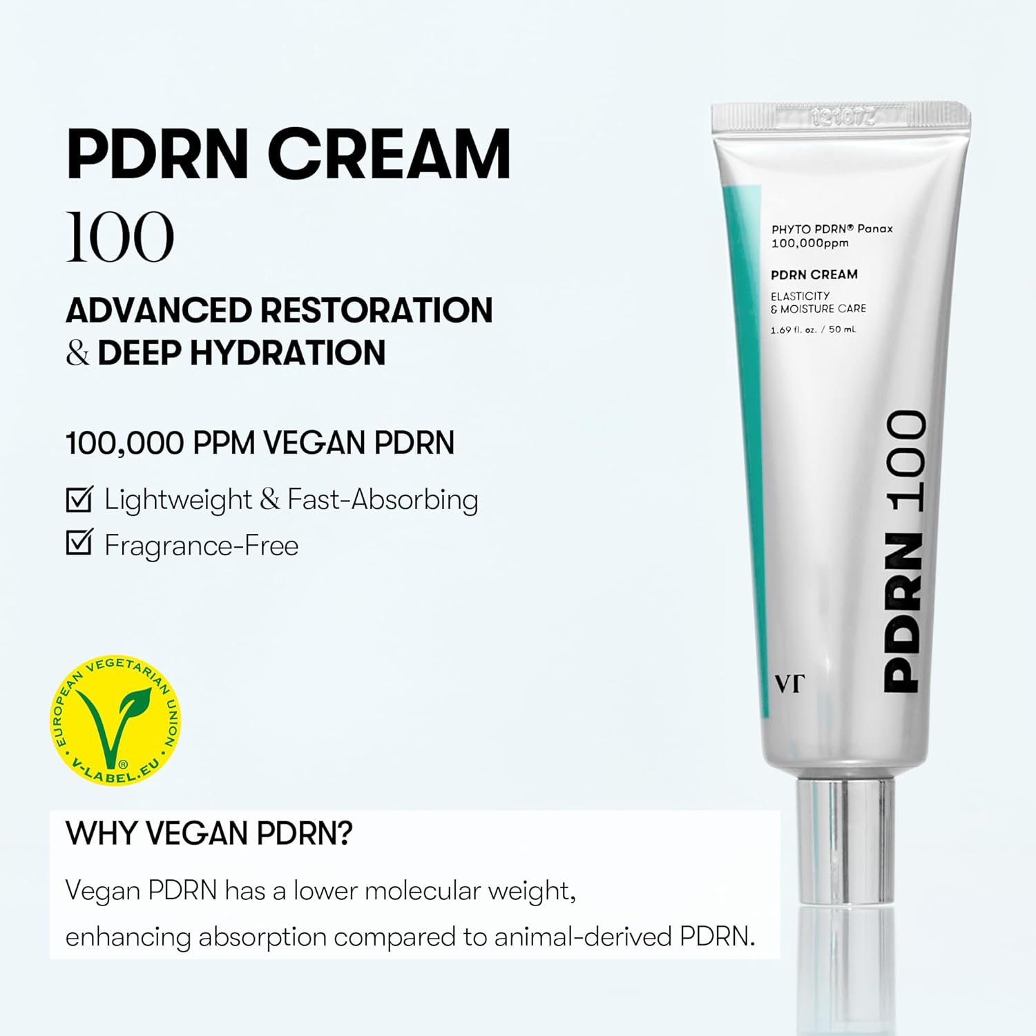 VT Cosmetics PDRN Cream 100 50 mL (1.69 fl oz)