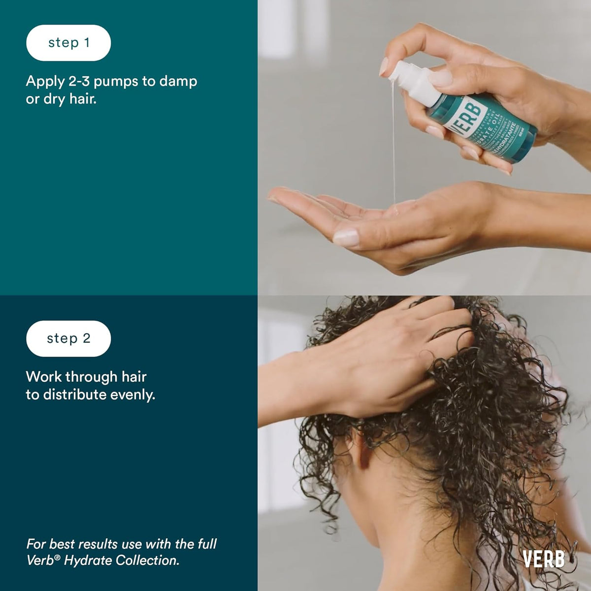 VERB: Hydrate Oil 60 mL (2 fl oz) Serum VERB