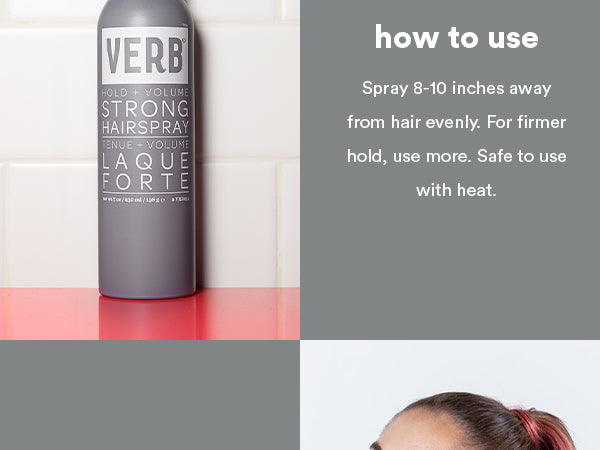 VERB: Strong Hairspray 230 mL (7.78 fl oz) Styling VERB