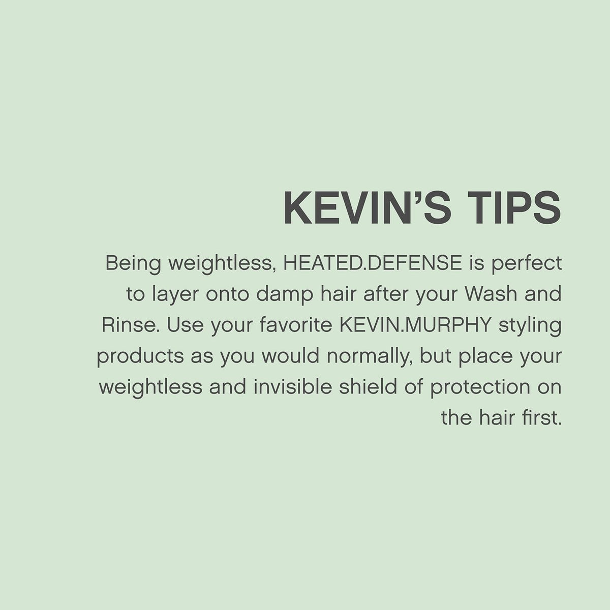 KEVIN.MURPHY Heated Defense 150 mL (5.1 fl oz) Styling Kevin Murphy