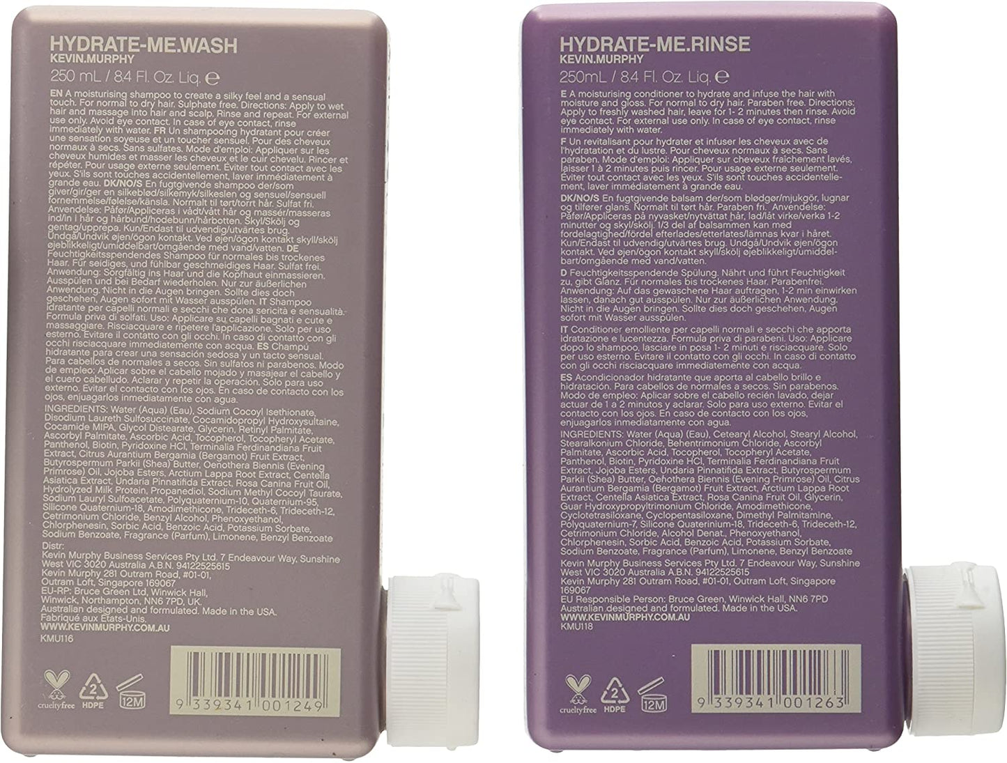 Kevin Murphy Hydrate Me Wash & Rinse - 250mL / 8.4 fl oz [Hair Care] Hair Care Kevin Murphy   